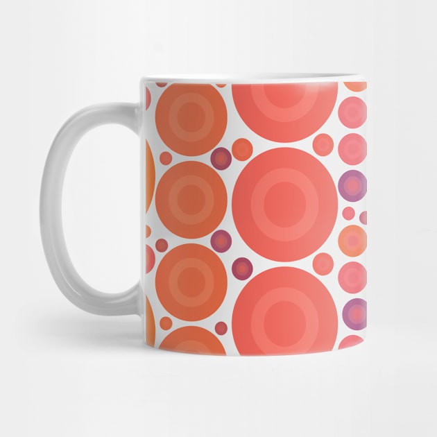 Retro Style Polka Dots Multicolored Pattern by love-fi